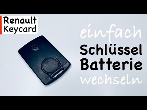 Changing the Renault keycard battery – it’s that easy!