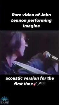 John Lennon Performs Imagine Acoustic 🎹 | Pure Magic #shorts