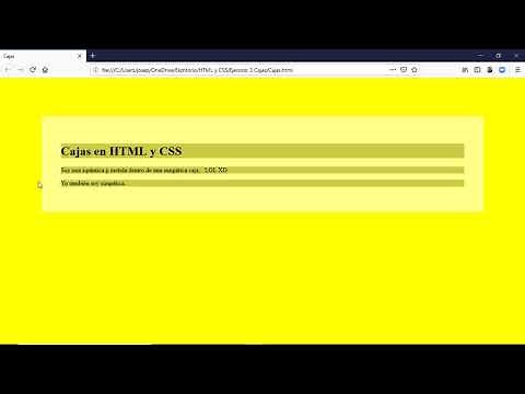 L20 - Elemento div, las cajas en HTML y CSS