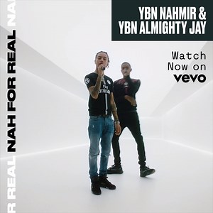 3K views · 45 reactions | Think NWA meets GTA. YBN are the gaming collective turned rap crew about to take over. Watch them breeze through "Nah For Real" for DSCVR Artists To Watch 2019 ▶︎ https://www.youtube.com/watch?v=r6crhHZiQaQ&list=PLfpWqf0Dq328lDNP6JAO_jay7gl65BeqZ YBN Nahmir YBN Almighty Jay | Vevo | Facebook