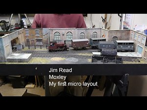 Moxley O Gauge Light Railway Micro layout shunting & operating video