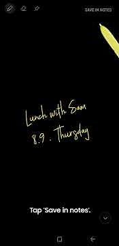 Galaxy Note9 - Tips & Tricks - How to write a Screen off memo