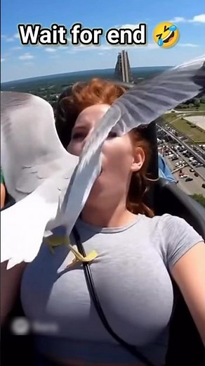 She Opened Her Mouth… and a Bird Moved In! #shorts