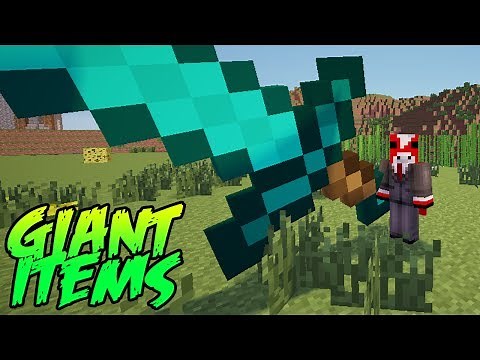 Minecraft Mods - GIANT ITEMS MOD