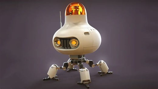 【3DMAX建模】从零开始，用max制作一个机器人，新手也可以轻松做出来！