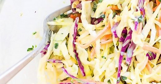 The Best Cilantro Lime Coleslaw | Done in 5 Minutes!   Video