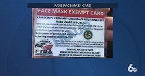 BBB: don't fall for "face mask exempt" card