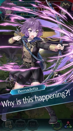 Bernadetta Critical Quotes - Fire Emblem Heroes #Shorts #Nintendo #FireEmblem