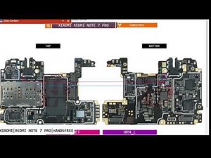 REDMI Note 7 Pro Schematic Diagram all Section Jumper Ways Hardware Solution...