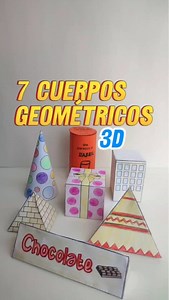 📐✨ ¡Construye y aprende con estos increíbles cuerpos geométricos 3D! ✨📐 ¡Haz que las matemáticas sean divertidas con este material para armar 7 sólidos geométricos 3D! Cubo, prisma rectangular, prisma triangular, pirámide, pirámide triangular, cono, cilindro, cada uno con 5 versiones diferentes: ✅ En blanco para personalizar 🖍️ ✅ Con características explicadas 📖 ✅ Características para completar y reforzar 📝 ✅ ¡Y 2 versiones con objetos cotidianos para relacionar con la vida diaria! 🏠✨ 💲So