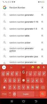 Random Number Generator