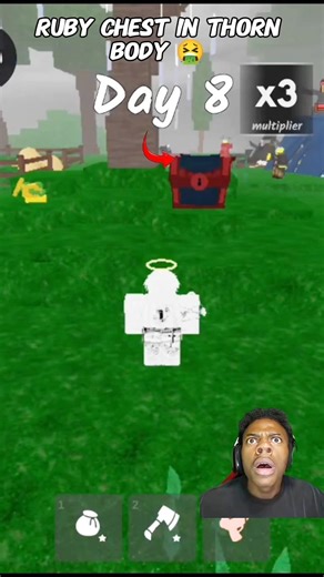 open Ruby chest in 99 night the forget #roblox#shorts