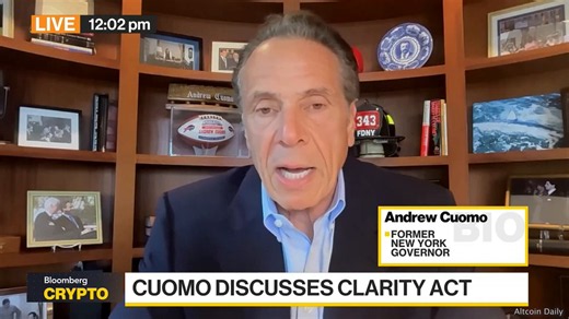 JUST IN: Former New York governor Andrew Cuomo URGES Congress & the White House to pass the crypto CLARITY ACT."I've always believed that the technology was going to revolutionize the financial system for the better.""Faster, more efficient#crypto
