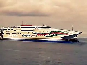 Condor rapide docking in Guernsey
