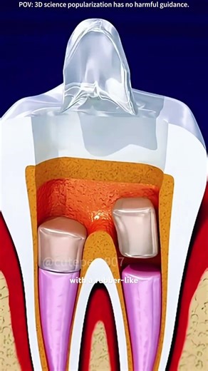 Root canal treatment (3D animation) #drone #doctor #3danimation #theflash #science #smartbones