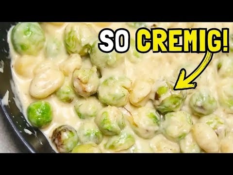 Dieses Rosenkohl Rezept ist so lecker, dass ich den jeden Tag mache! Rosenkohl Gnocchi Pfanne