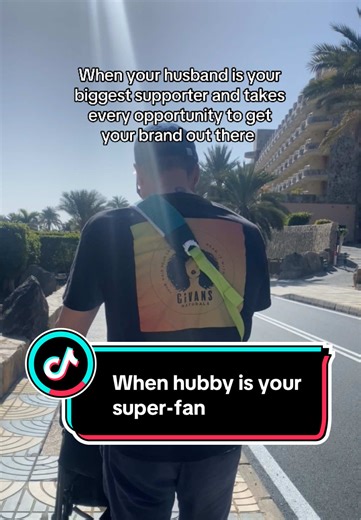 He never misses an opportunity to tell everyone what I do. 🥰#superfan #givansnaturals #smallbusines #fyp