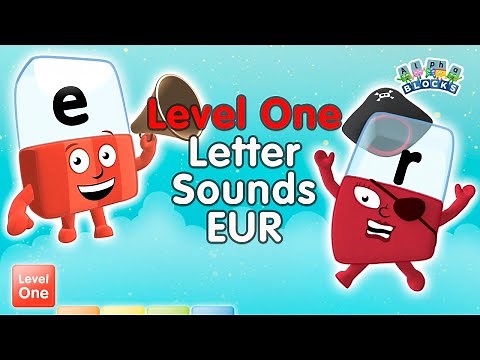 #Stayathome - Alphablocks Level One | Letter Sounds - EUR | #HomeSchooling