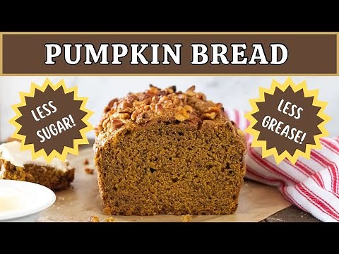 Easy PUMPKIN BREAD Recipe | Moist and Delicious with Less Sugar 🤩
