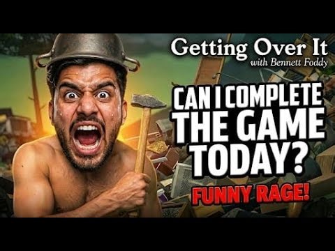 🔴CAN I COMPLETE GETTING OVER IT TODAY? 😡🔥 | FUNNY RAGE GAMEPLAY WITH @AVVYPLAYS