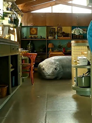 Titanoboa entered the house and surrounded this family 😲😮