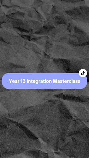 Don't miss out on my Year 13 Integration Masterclass! Join me for a live 1-hour Zoom session on 18th Feb, Wednesday at 6:00 PM to tackle the toughest integration questions. Learn how to identify the correct method when it's not that obvious! ⬇️ Live session tickets https://year13integration.eventbrite.com #fyp #alevelmaths #integration Link in bio for more details and to get tickets.#DoMoreInAYear