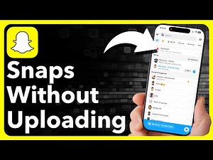 How To Send Snaps Without Media Upload On Snapchat