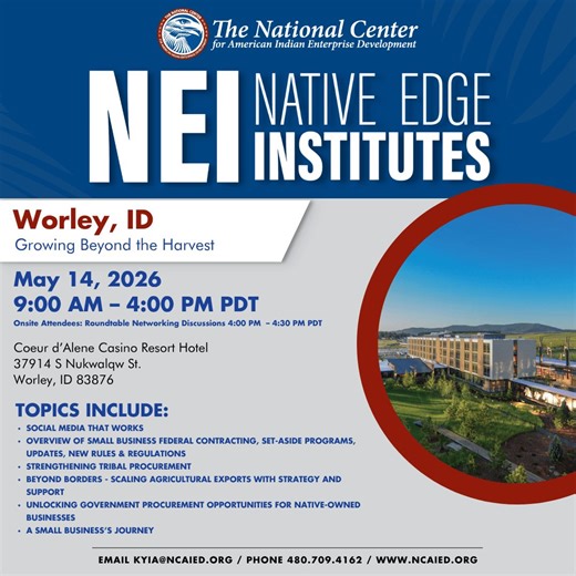 NEI | Cherokee, NC | The National Center For American Indian Enterprise Development