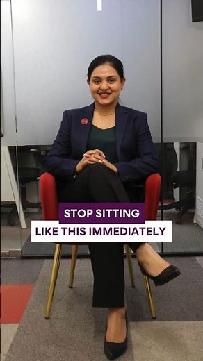 Master these Secret Sitting Posture That Makes You Look Confident & Elegant Instantly #bodylanguage
