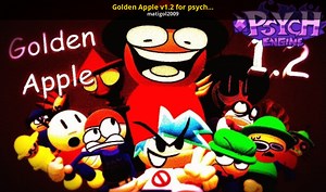 Golden Apple v1.2 for psych engine 1.0 Mod for Friday Night Funkin' | FNF Mods