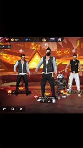 FREE FIRE GROUP EMOT ALL GUN MAX EMOT FREE FIRE INDIA 3 BHAI TEENO TABAHI