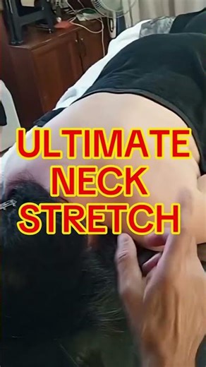 🔥Ultimate Neck Stretch #massage #painrelief #massagetherapy #physicaltherapy #pain