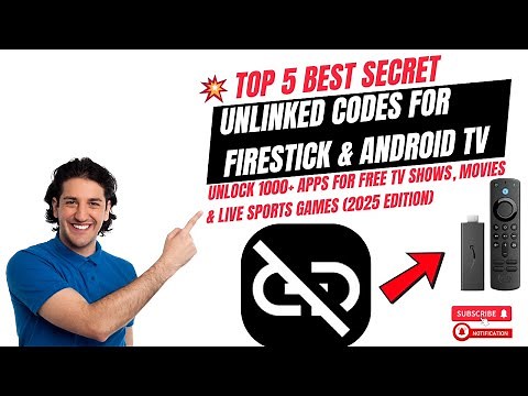 💥 TOP 5 Best Unlinked Code for Firestick 2025 – Unlock 1000+ Hidden Apps Instantly!