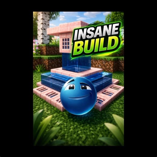 Minecraft Fountain🗿| #minecraft #viral #shorts #gaming #phonk