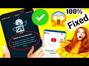YouTube-versie verouderde fout 2025 oplossen | Hoe het probleem Switch to youtube.com op te lossen