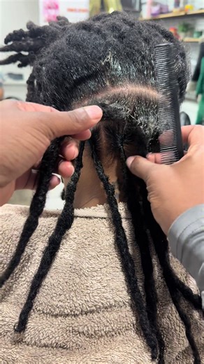 Loc retwist: How to retwist locs #locretwist #locs #retwistlocs #fyp #locjourney