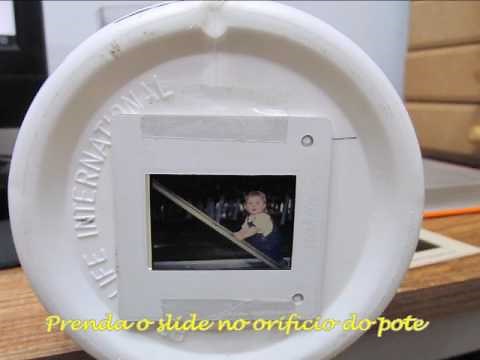 Como transformar slides em fotos digitais