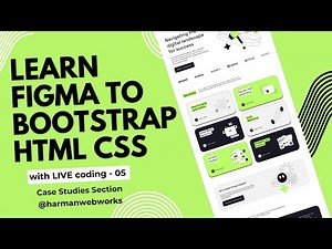 Learn FIGMA design to BOOTSTRAP HTML CSS Project 2 Video 5