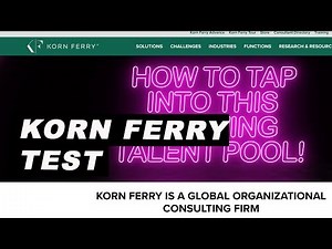 KORN FERRY Situational Judgemental Test - Bank of England 🔥🔥🔥