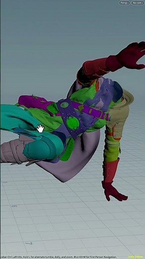 Dynamic Cloth Simulation for Production with Salah Hussein #houdini #vellum #vfx #clothsimulation