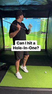 80K views · 1.3K reactions | Trying to get a Hole-in-One on the golf simulator in my basement!  #golf #golfswing #golfing #holeinone | Chris Balmert | Facebook