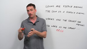 In this advanced grammar lesson from Adam, learn when to use "THE" with abstract nouns in English! We'll also talk about how to tell if a noun is abstract or not. | engVid