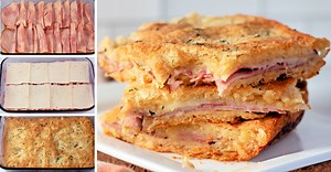 Hot Ham and Cheese Sandwiches
