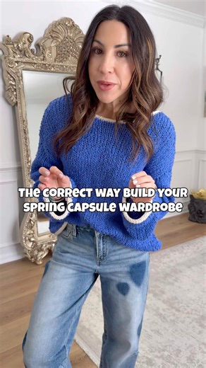 Spring capsule wardrobe #capsulewardrobe #springfashion #springoutfitideas #springoutfit #capsule