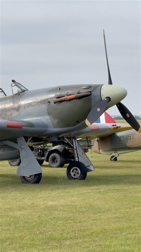 Battle of Britain Hero - Hawker Hurricane. The 2026 Airshow Season is almost here - will we see another impressive line up of Hawker Hurricanes at Duxford again this year?! #hawkerhurricane #airshow #AirShow2026 #battleofbritain #hero #IWMDuxford #warbirds #aviation #aircraft #history #nostalgia #vintage | The Warbird Coffee Company