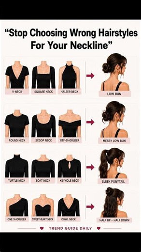 Perfect Hairstyle for Every Neckline | Fashion & Hair Guide