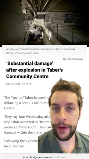 Taber explosion causes significant damage