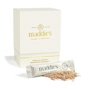Maddie's Natural Sweetener, Organic, Zero Sugar, No Maltodextrin, Erythritol Free, Gut-Friendly