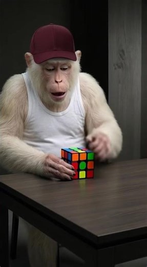 You Won’t Believe This Chimpanzee Solves a Rubik’s Cube