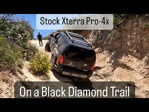 Stock Xterra Pro-4x Doing a Black Diamond Trail | 2N17X Old Pilot Rock Trail